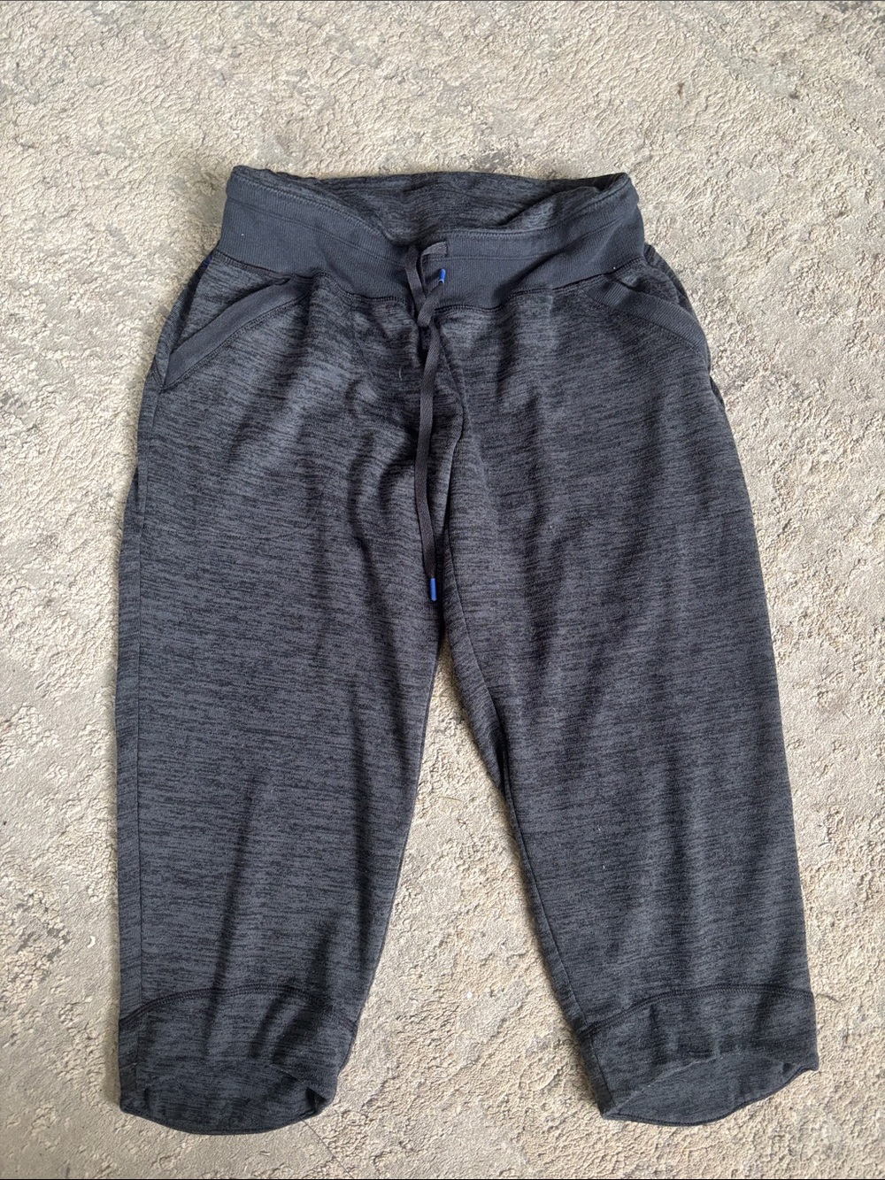 ATHLETA Gray Drawstring Jogger Pants